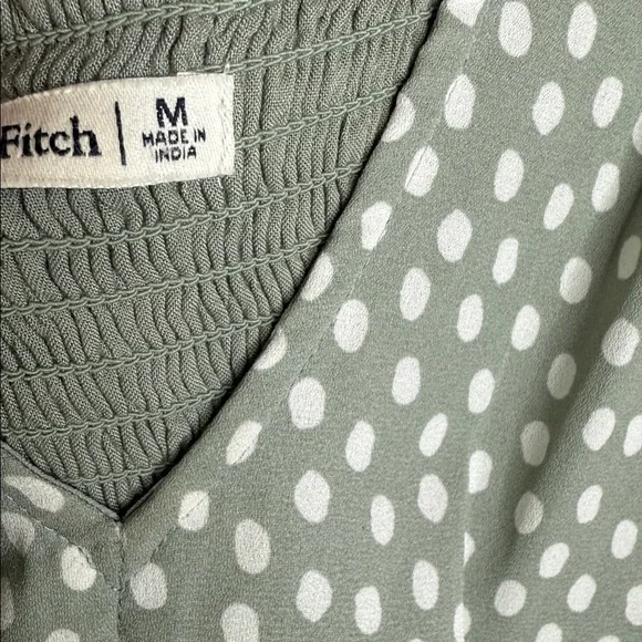 Abercrombie & Fitch | Flutter Sleeve Smocked Mini Dress - Picture 5 of 9